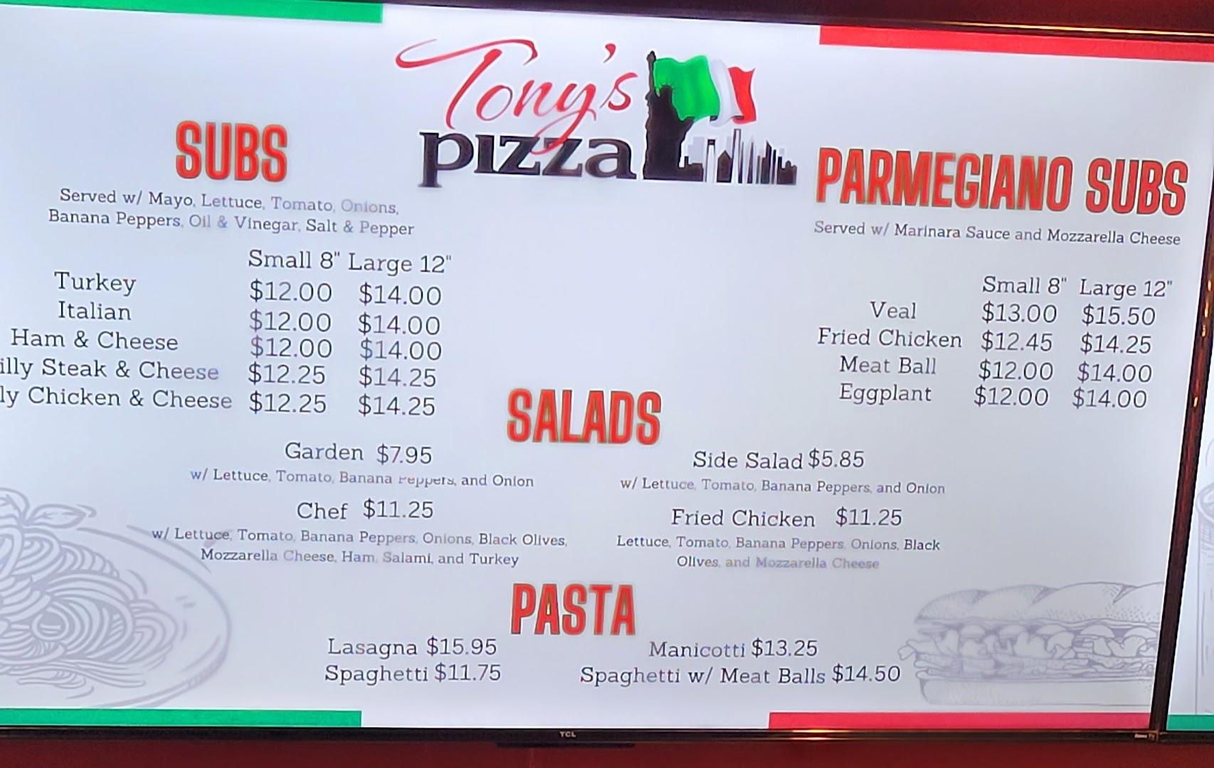 Tony's Pizza