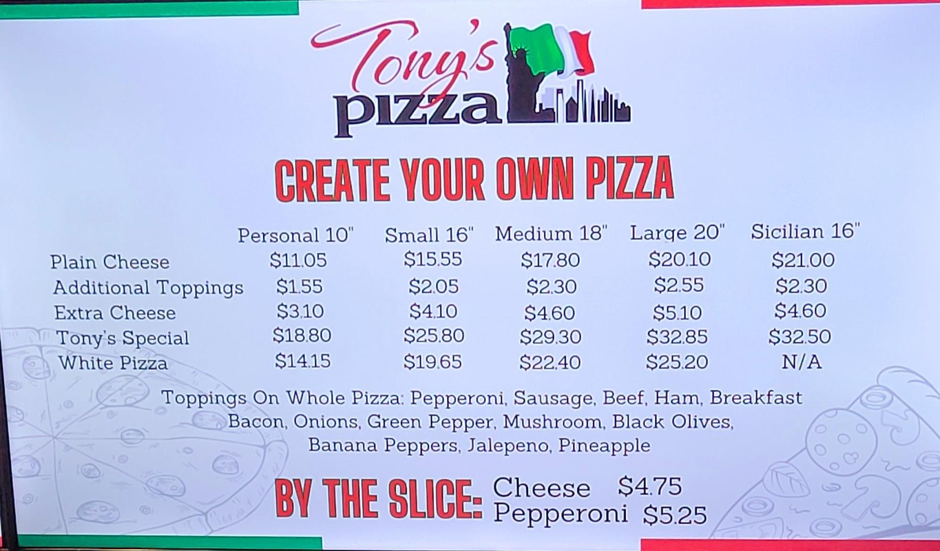 Tony's Pizza